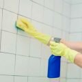 Как удалить плесень на швах плитки в ванной?
