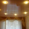 О применении точечных светильников с одноуровневыми потолками