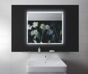 Зеркало со светодиодной подсветкой в ванную комнату