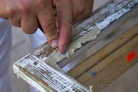Как делается шпаклевка рамы деревянного окна